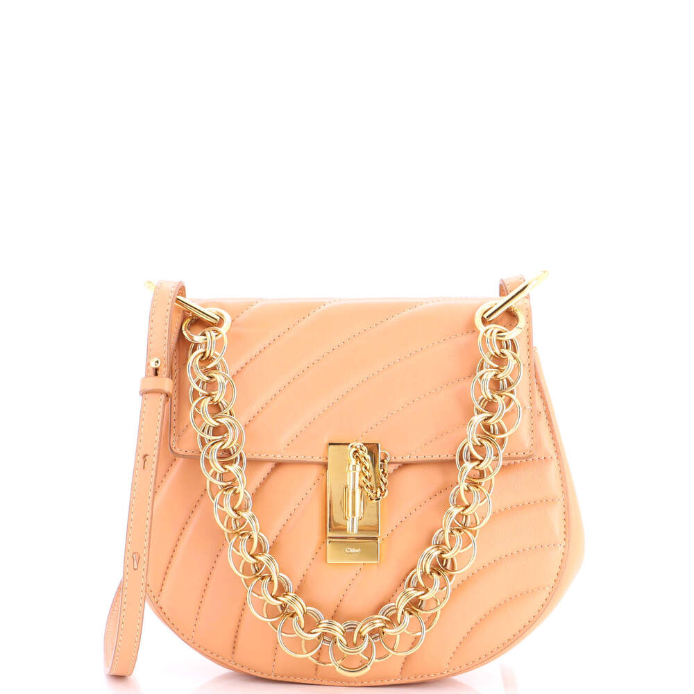 Chloe Small Drew Bijou Crossbody Bag Quilted Leather